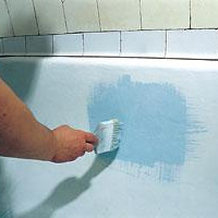 Покраска ванны эмалью и жидким акрилом: как справиться своими руками