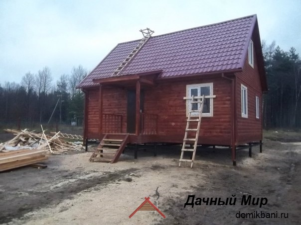 Строительство дома из бруса в Домодедово (Московская область)