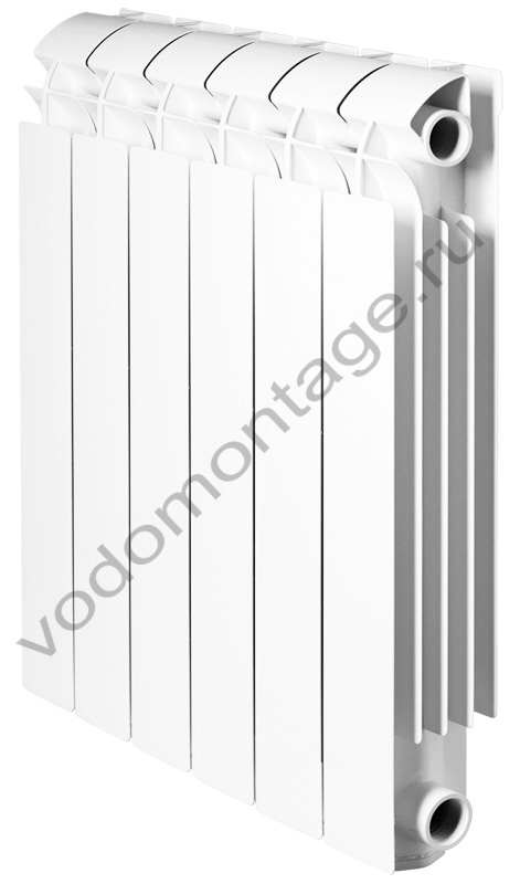 Алюминиевый радиатор Global VOX R 350 (10 секций) - купить по низкой цене в Москве. Оборудование для отопления в наличии, скидки на монтаж и установку. Фото, описание, характеристики, стоимость, подбор и доставка оборудования