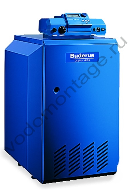 Котел газовый напольный Buderus Logano G124-32 WS - купить по низкой цене в Москве. Оборудование для отопления в наличии, скидки на монтаж и установку. Фото, описание, характеристики, стоимость, подбор и доставка оборудования
