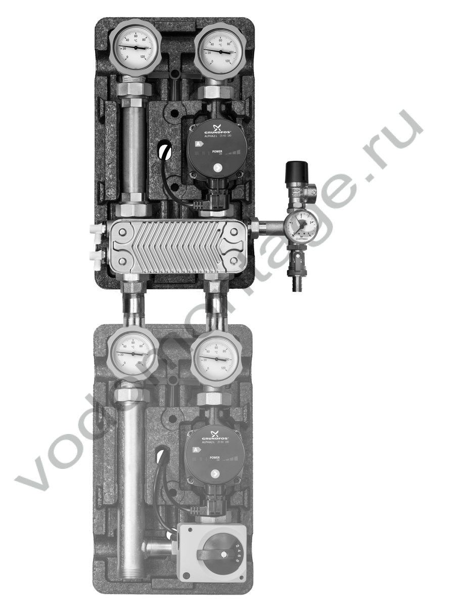 Насосная группа Meibes ME 45811.30 - купить по низкой цене в Москве. Оборудование для отопления в наличии, скидки на монтаж и установку. Фото, описание, характеристики, стоимость, подбор и доставка оборудования